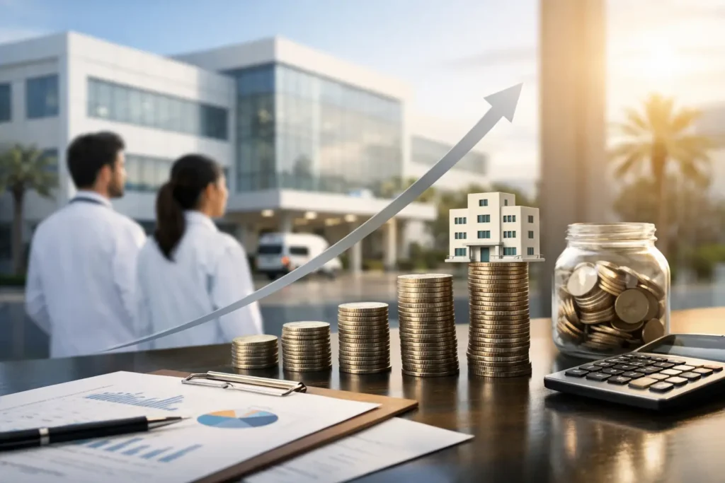 خطة تشغيل مجمع طبي ترفع الكفاءة والعائد الاستثماري