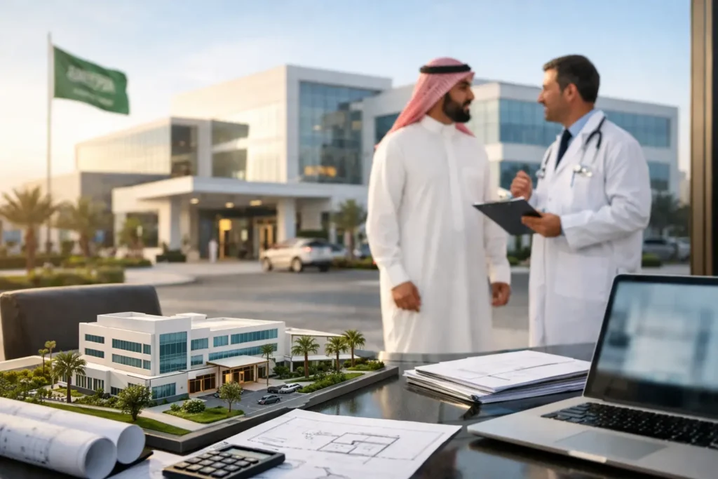 كيفية تأسيس مجمع طبي في السعودية بخطة استثمارية