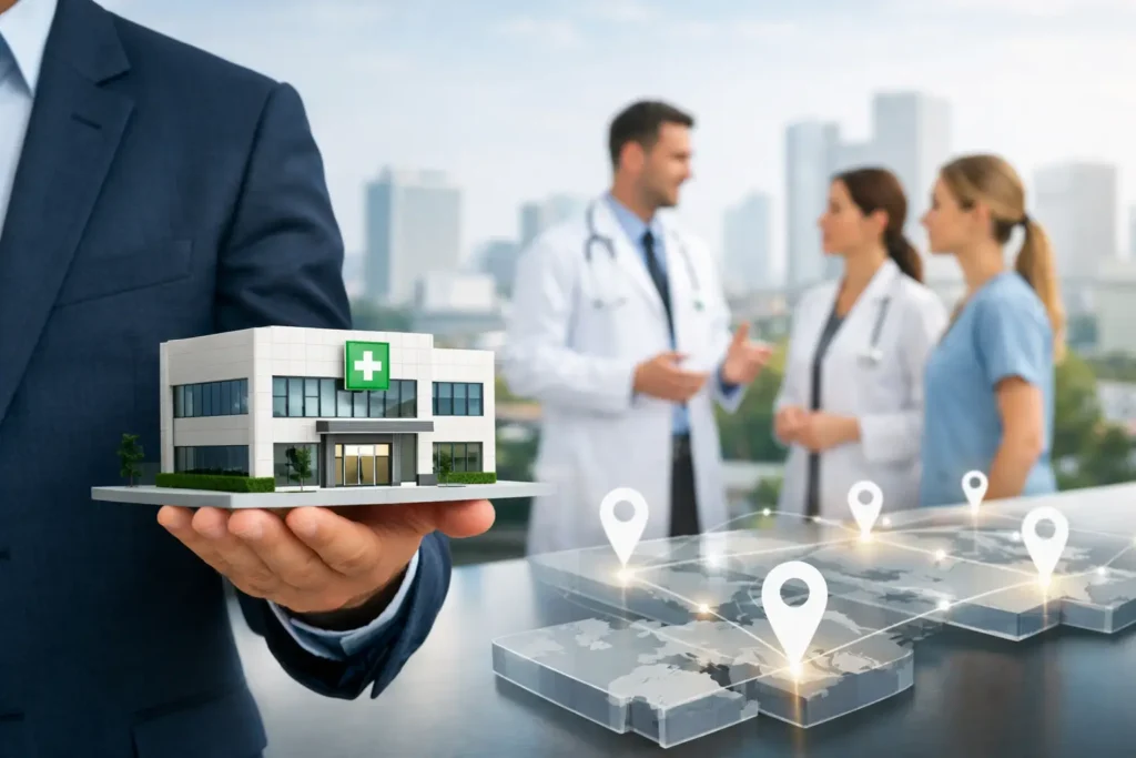 دليل التوسع بسلاسل العيادات للمستثمر الطبي