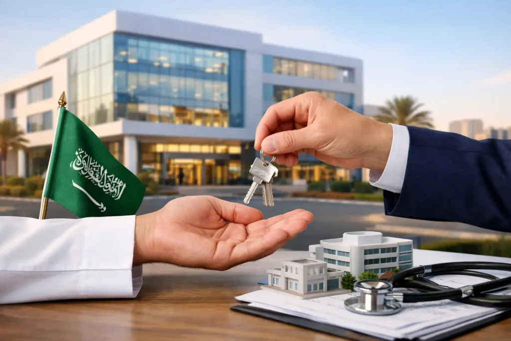 ما شروط ترخيص مجمع طبي في السعودية للمستثمرين؟