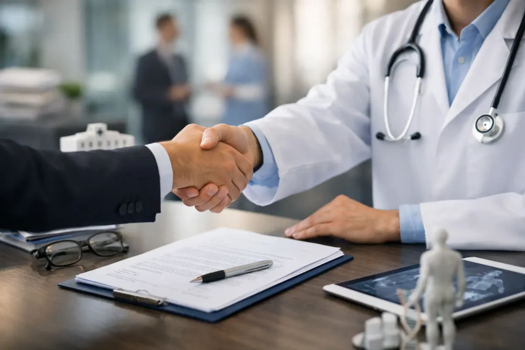 عقود الشراكات الطبية التي تحمي الاستثمار وتدعم النمو